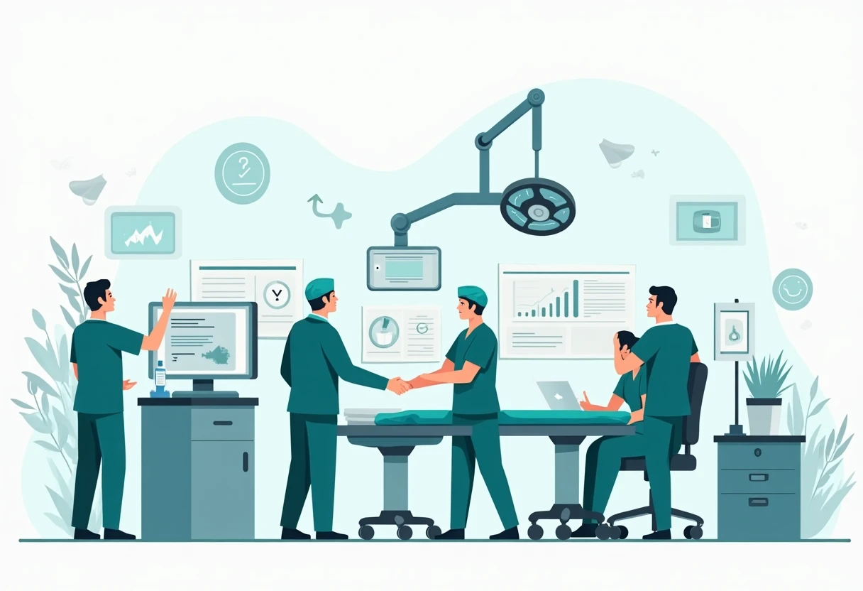 Operating room in a healthcare facility
